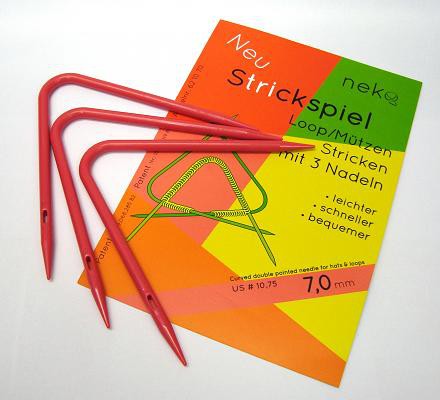 Neko Strickspiel für Loops und Mützen