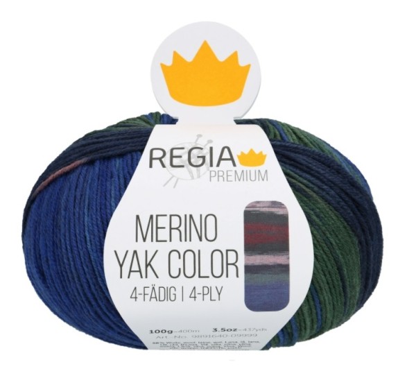 Regia MERINO YAK color Premium Sockenwolle